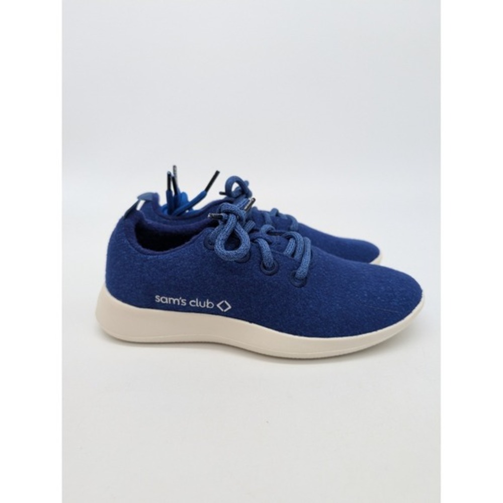 Allbirds‎ Wool Runners Blueberry Cream Blue W6 Womens Sneakers Shoes - Picture 5 of 10